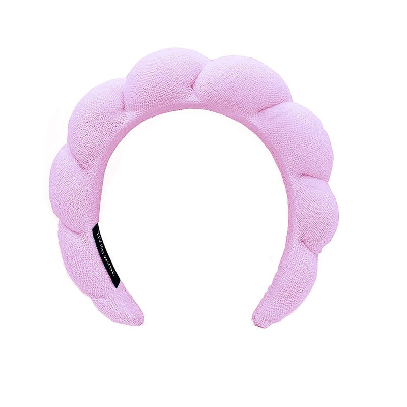 TYSSELY Spa Headbands for Washing Face Makeup Skin Care Headband Women Bubble Facial Beauty Headbands Puffy Shower Towel Band Hair Headband - Image 1